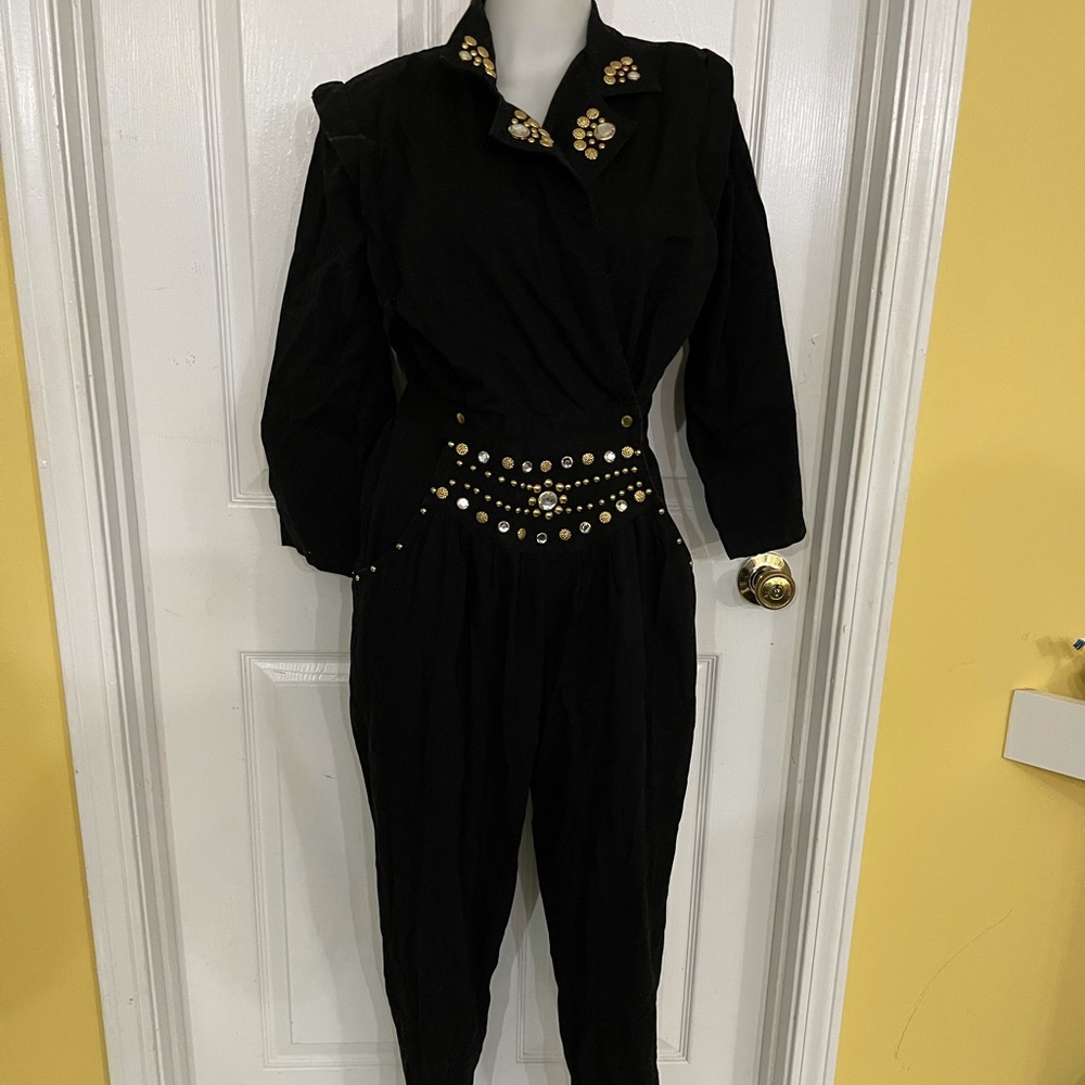 Vintage 80’s Rio Inc 100% cotton jumpsuit M